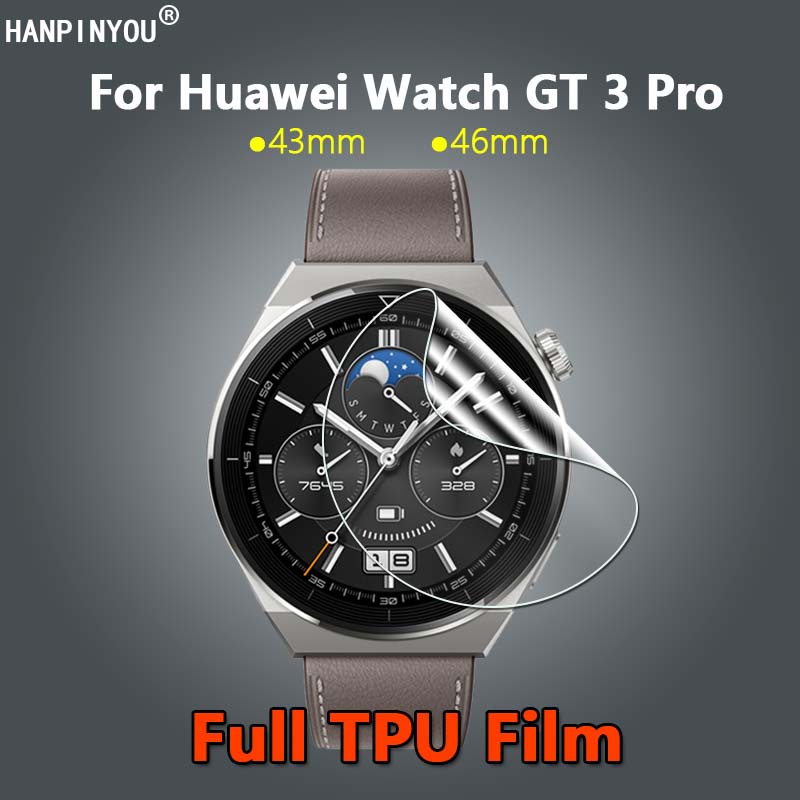 Kính Cường Lực Bảo Vệ Màn Hình Cho Đồng Hồ Huawei Watch GT 3 GT3 Pro 43mm 46mm