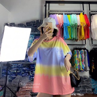 Áo thun loang form rộng unisex màu ngọt (nhiều màu)