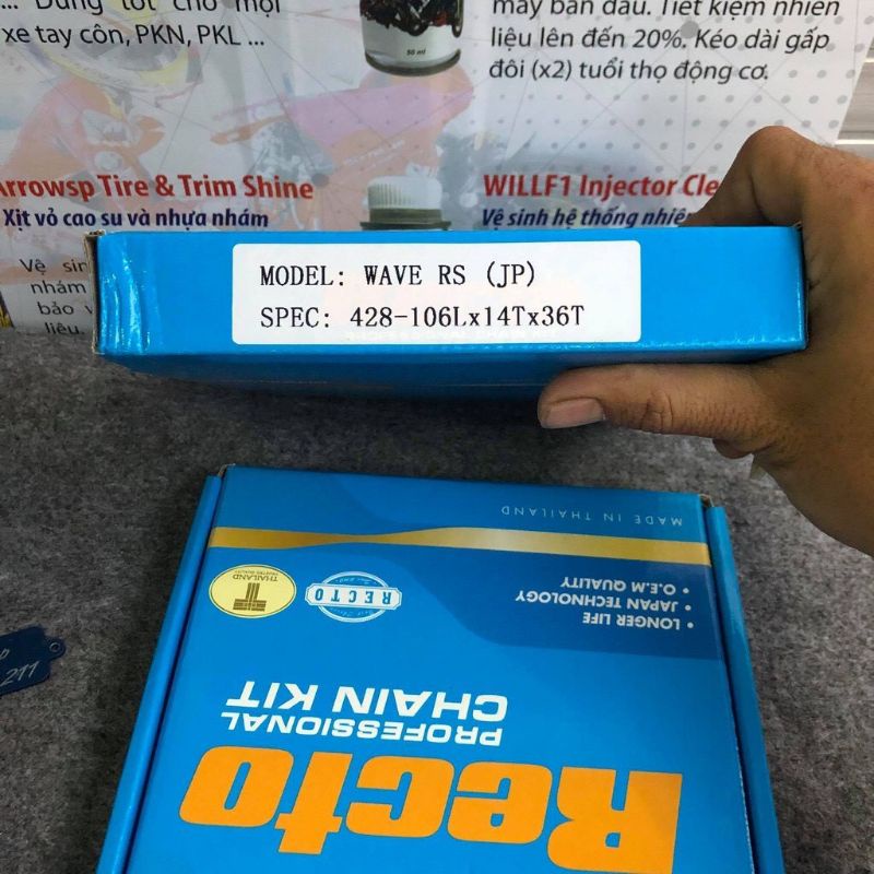 Nhông Sên Dĩa Recto Thai Lan sirius dream wave jupiter Nhẹ êm Trên 30.000km