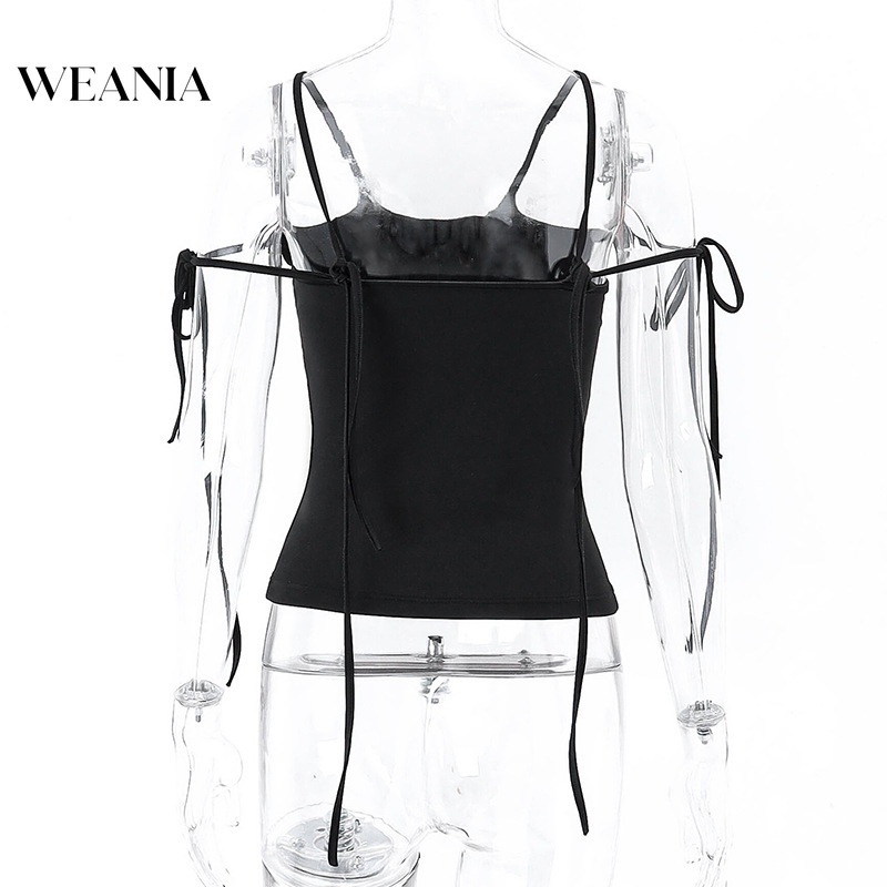 Áo Tank Top Sát Nách Màu Trơn Thiết Kế Hở Lưng Quyến Rũ