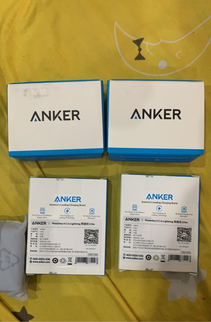 Củ sạc nhanh 30W Anker chân type C và cáp typeC to lighting