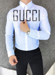 ÁO SƠMI IN CHỮ GC