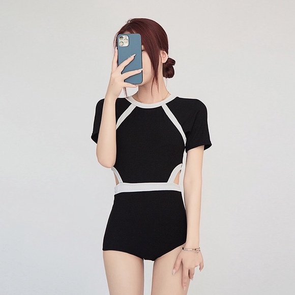 [ĐỒ BƠI CAO CẤP] Bikini 1 mảnh tay dài cut out cá tính (nhiều kiểu)