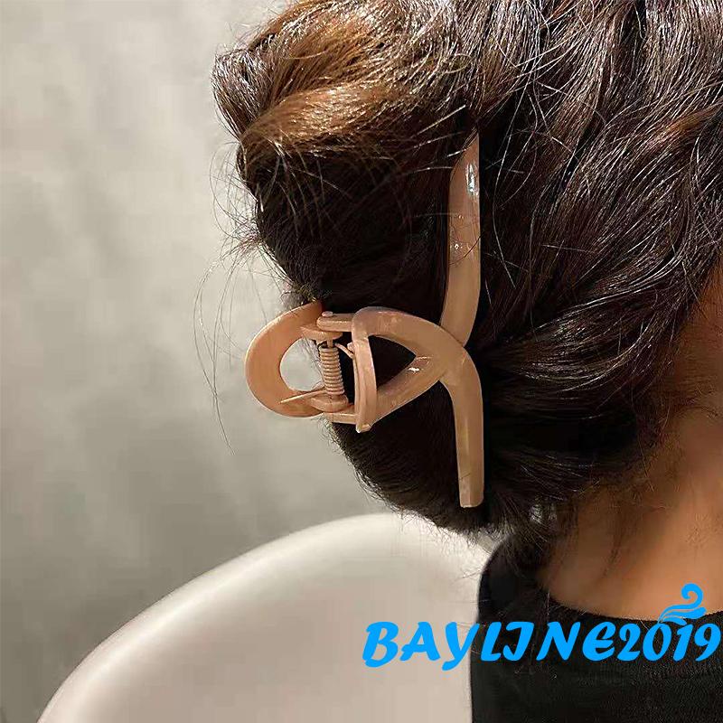 Kẹp tóc màu sắc độc đáo thiết kế đơn giản cho nữ