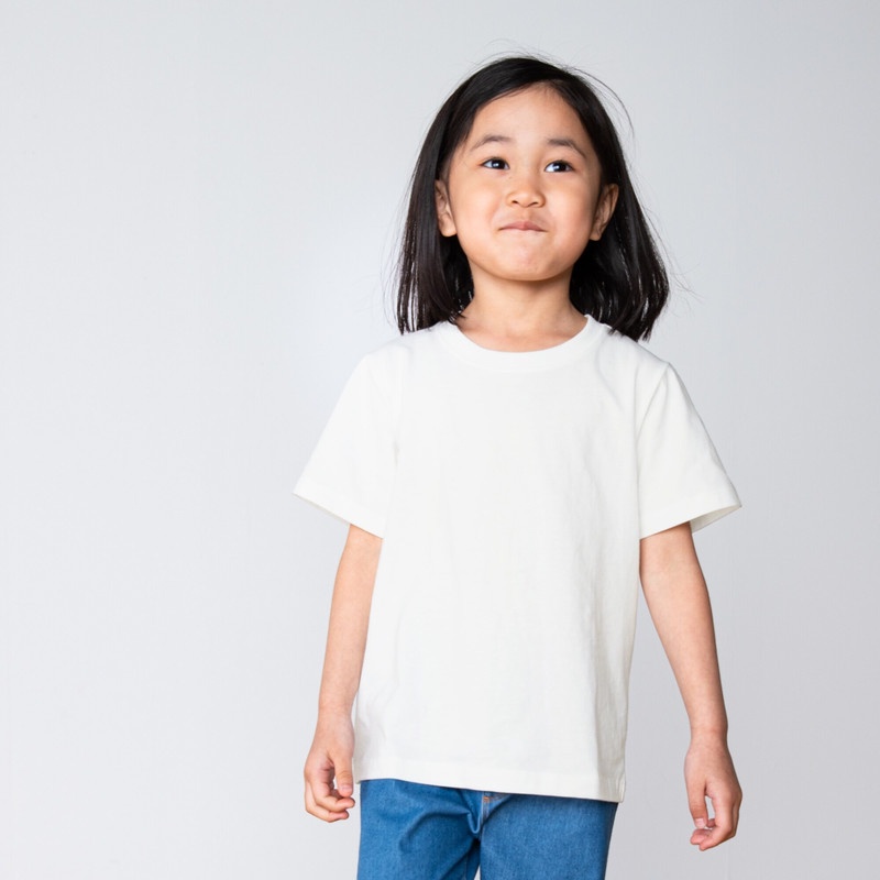 Muji Áo Thun Vải Jersey Cotton Ấn Độ - Trẻ Em