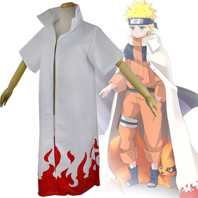 hoodie áo Áo khoác hóa trang thành nhân vật Hokage trong anime Naruto