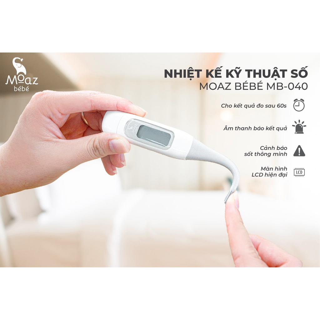Nhiệt kế kỹ thuật số MB040 Moaz Bébé MB-040