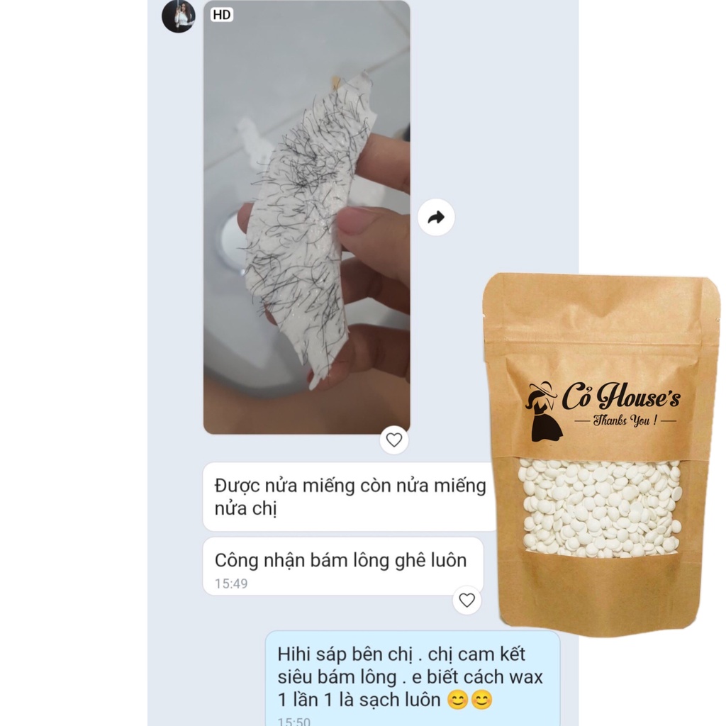 Combo nồi nấu sáp wax pro 100, sáp wax nóng Beans và Mỡ trăn Nstore tặng kèm que gỗ