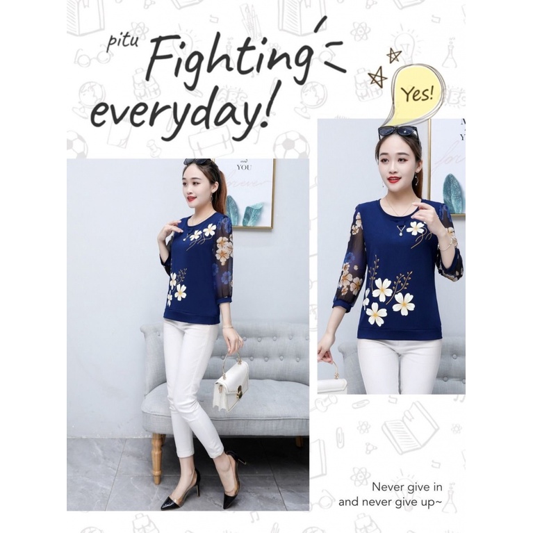 Áo Sơ Mi Vải Voan Tay Ngắn Dáng Rộng Phong Cách Phương Tây Thời Trang Cho Nữ 2021