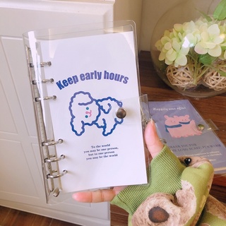 Sổ bìa binder gáy xoắn chú cún