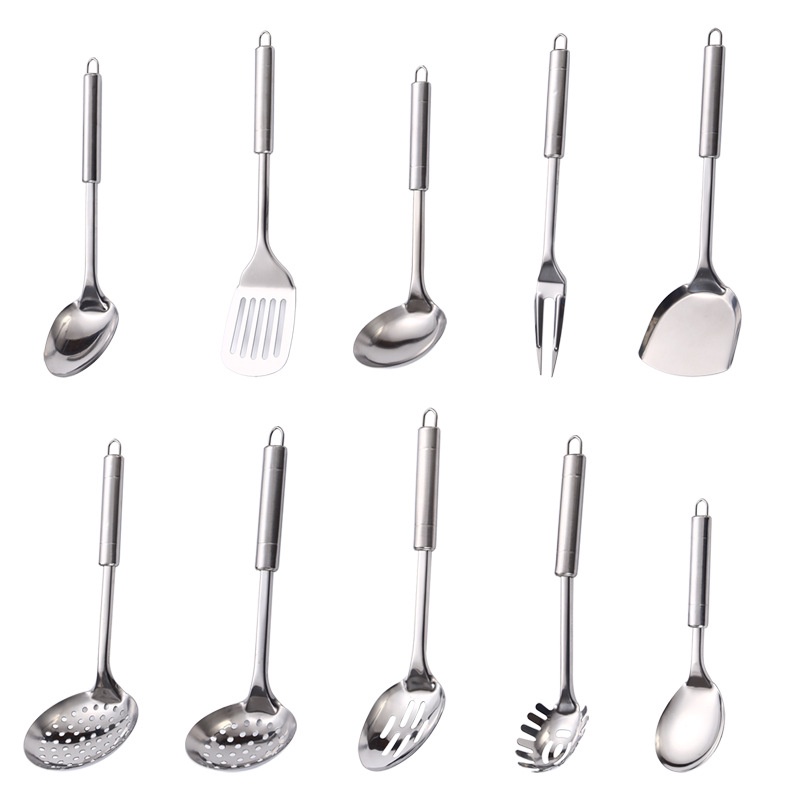Bộ Vá Múc Canh Súp Bằng Thép Không Gỉ Tiện Dụng Cho Nhà Bếp