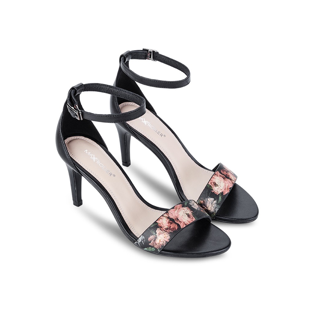 Sandal cao gót hoa 3D Golly M7038