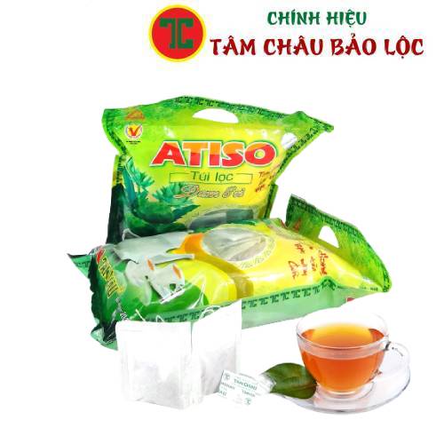 [TÂM CHÂU]02 Gói Trà Atiso Túi Lọc Cao Cấp 200G - Chính hiệu TÂM CHÂU BẢO LỘC