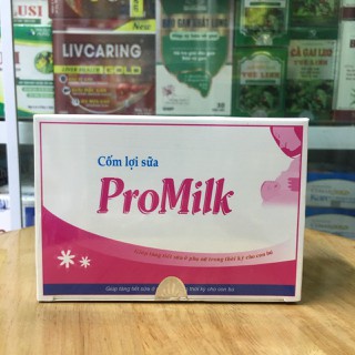 Cốm lợi sữa Promilk từ thảo dược - tăng tiết sữa cho mẹ sau sinh - Hộp 20 gói cho mẹ ít sữa, sữa loãng {xả lỗ}