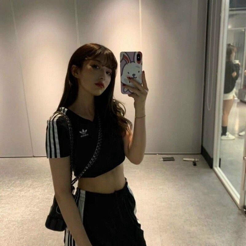 ❣️❣️❣️ Áo croptop thêu logo adidas Thun cotton mềm mát