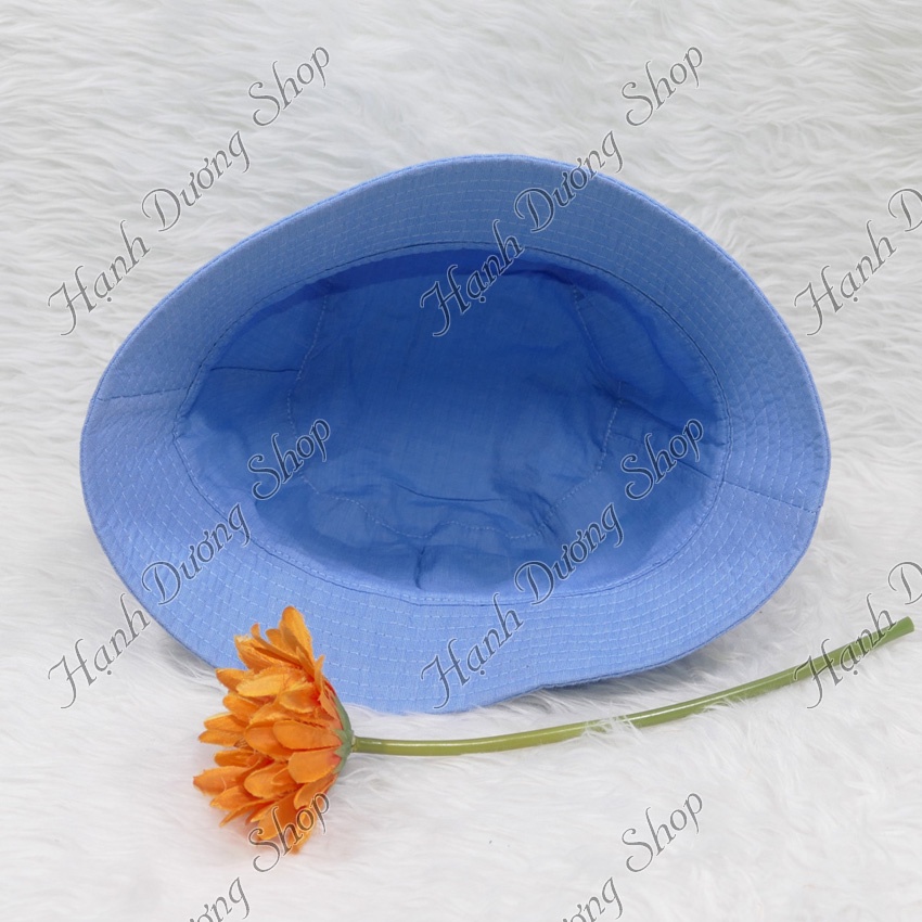 Mũ bucket cụp nón bucket mũ tai bèo vành tròn đội được 2 mặt thêu chữ vải cao cấp phù hợp cả nam và nữ