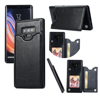 Bao da nắp gập kèm ngăn đựng thẻ thời trang sang trọng cho SAMSUNG GALAXY S9 S8 PLUS NOTE 8 9 S7 EDGE