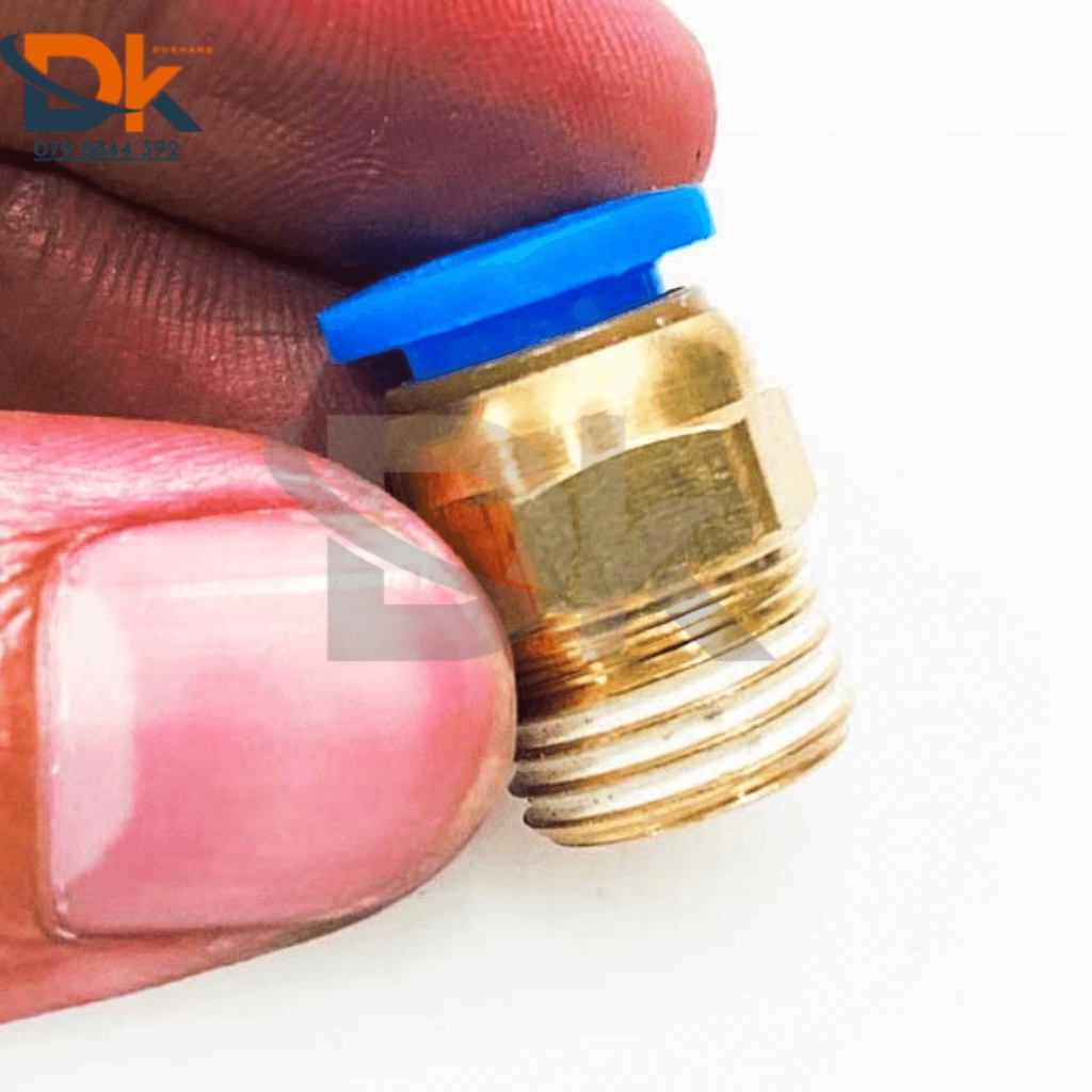 Đầu nối khí nén ren ngoài PC