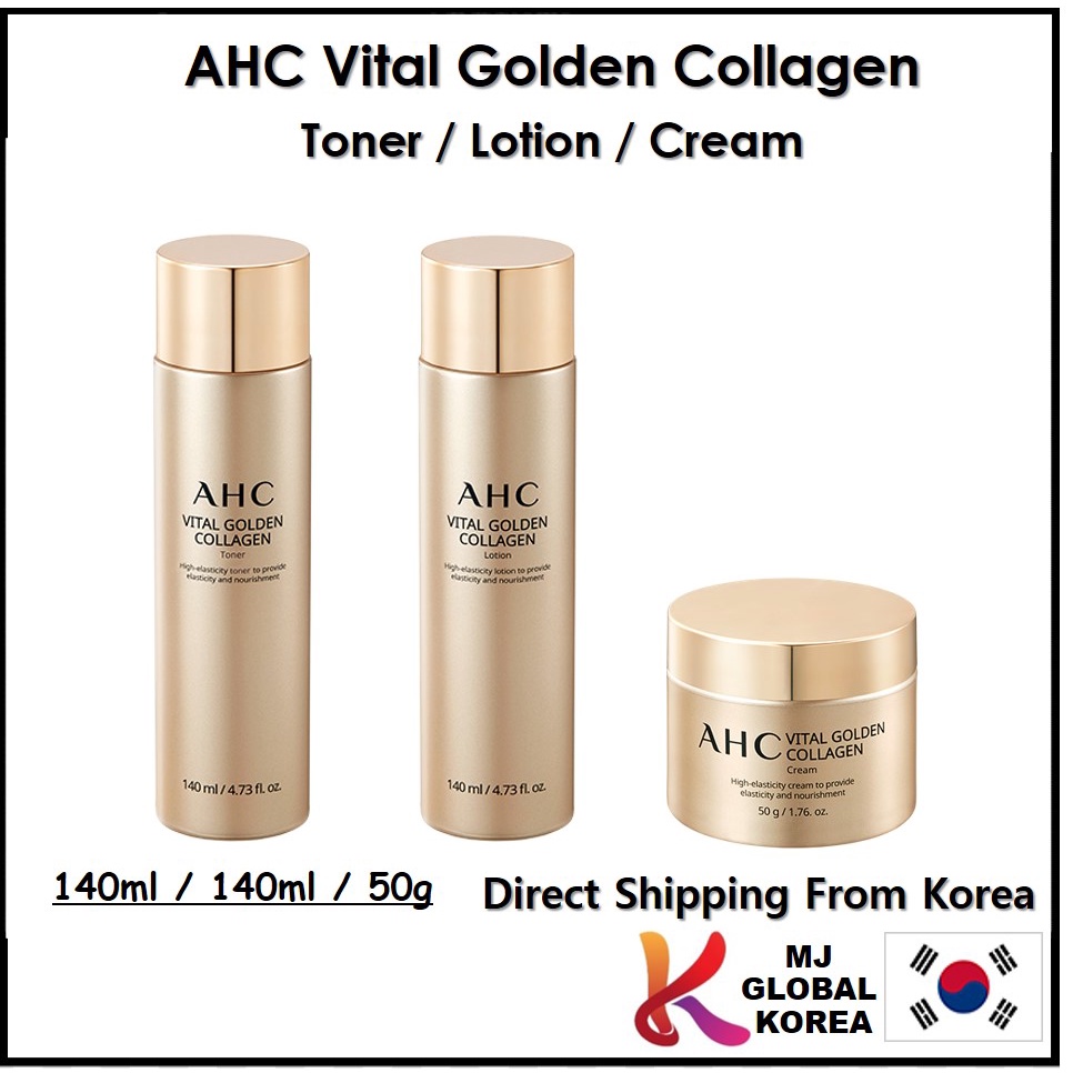 Thiết yếu Vàng Collagen Toner 140ml / Kem dưỡng da 140ml / Kem 50g