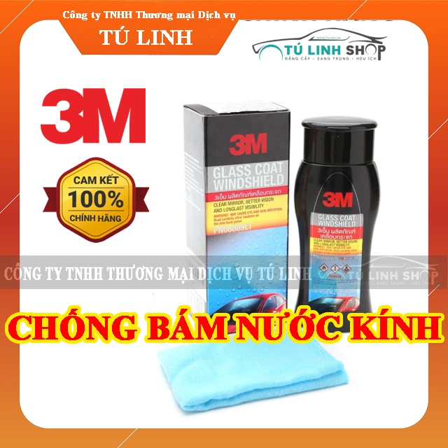 Chai chống bám nước trên kính xe 3M Glass Coat Windshield 08889 LT 200ml