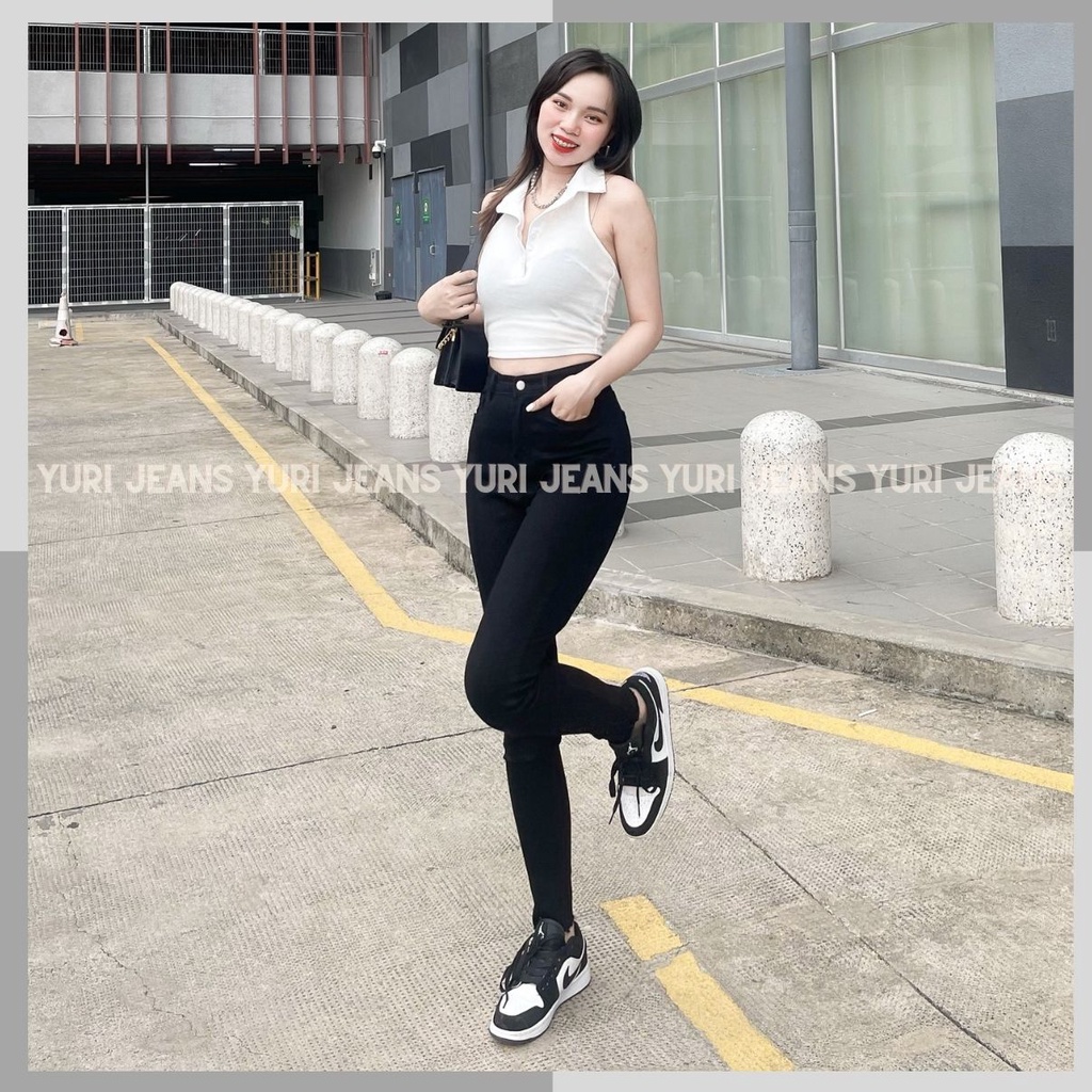 Quần Jeans Skinny Nữ Lưng Cao Tôn Dáng Lai Cắt 3 màu Shop YuRi Jeans (Hình Thật Shop Chụp Kèm Video) YURI001