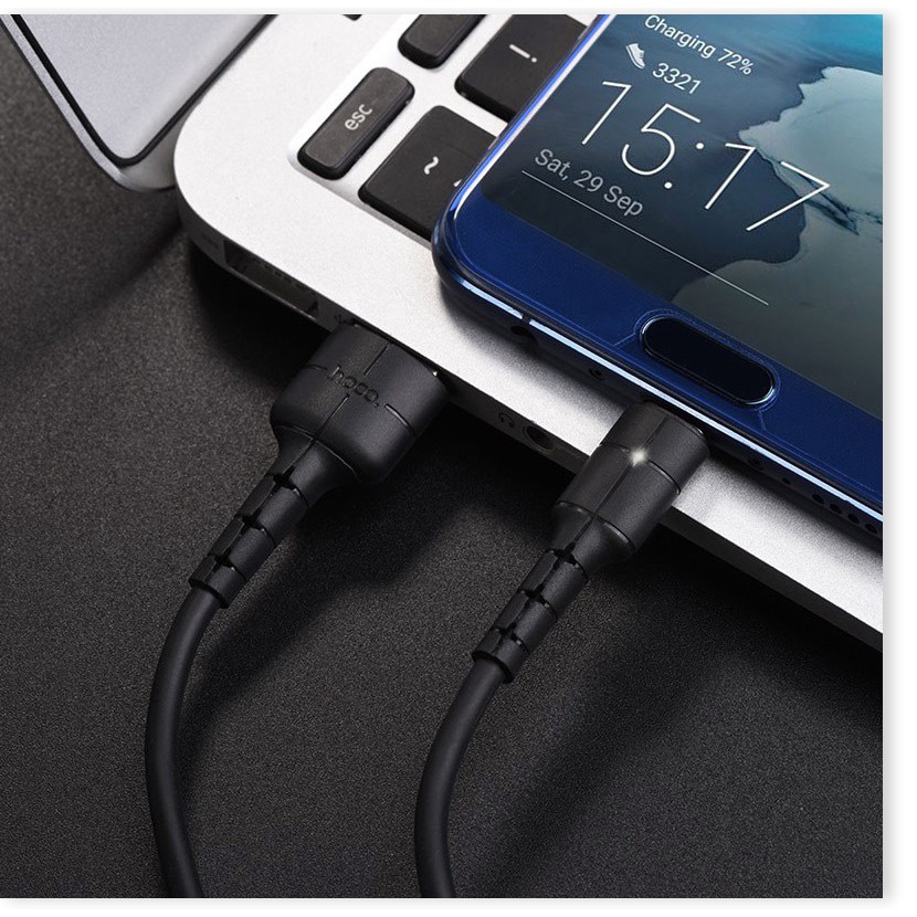 Cáp sạc USB Type C Hoco X30 dài 1.2m sạc nhanh 2.0A, có đèn LED báo sạc - MrPhukien