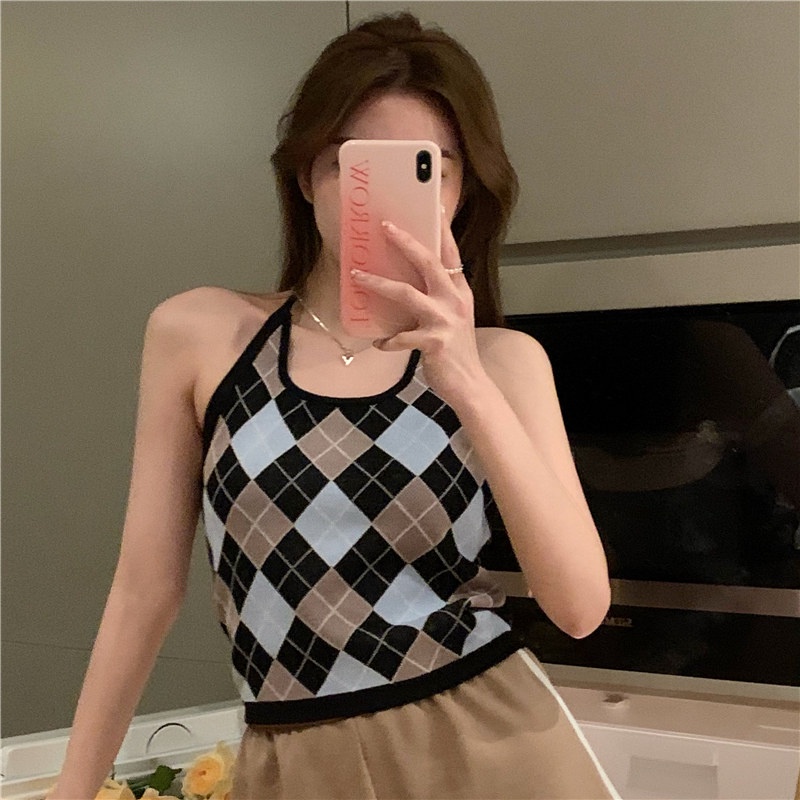 Áo Dệt Kim Nhiều Màu Sắc Hợp Thời Trang Phong Cách Mùa Hè Cho Nữ