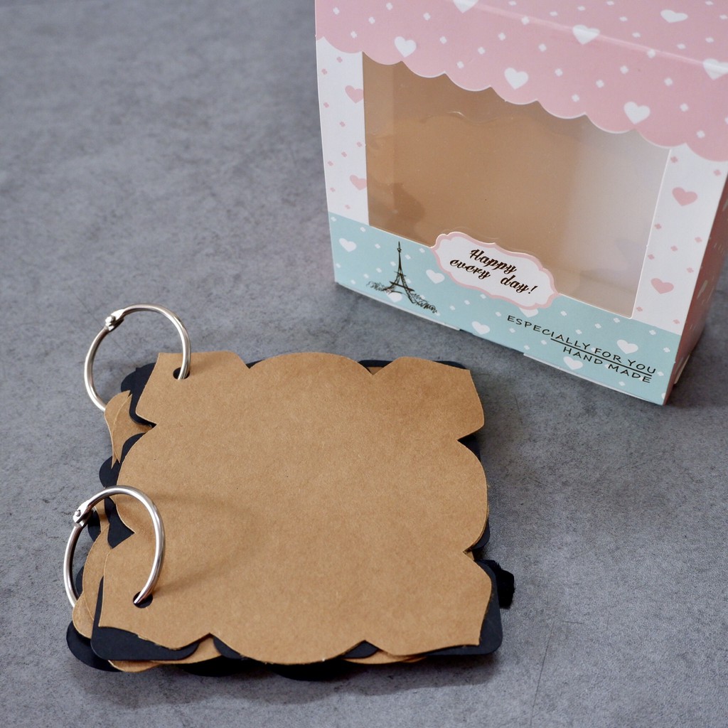 ALBUM - PHOTOBOOK CẮT HOA VĂN + KHOEN CÒNG + HỘP QUÀ