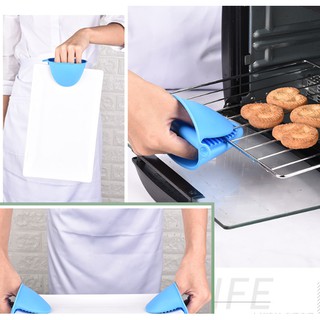 Thickened heat insulation baking kitchen high temperature resistant gloves