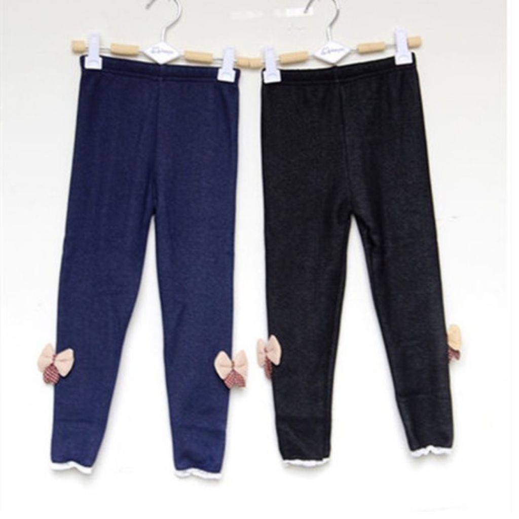 Quần Legging Cho Bé, Legging Thiết kế Giả Jean Cho Bé LG03 (có video shop tự quay)