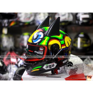 Nón FF AGU Tem Rùa có kèm sừng Batman đủ màu, tặng túi đựng nón