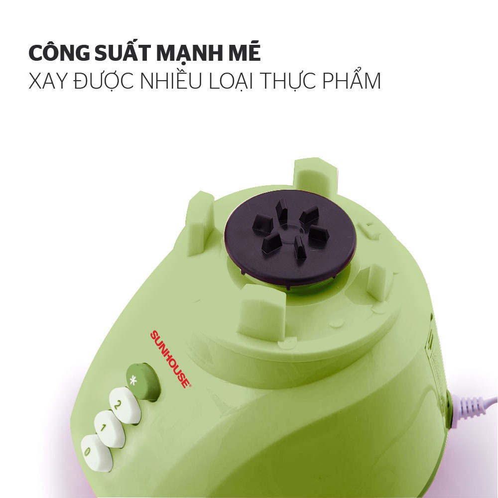 Máy xay sinh tố 2 cối Sunhouse SHD5112 công suất 350W bảo hành chính hãng 12 tháng