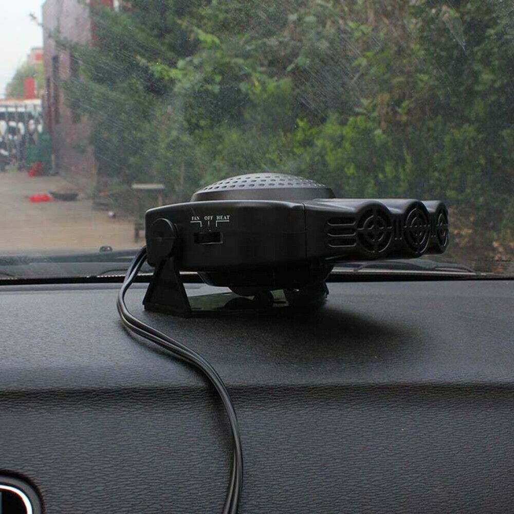 Máy Sưởi Quạt Gió - Sưởi Ấm Và Làm Mát Trong Xe Ô Tô - Chống Hấp Hơi Đọng Sương Kính Lái