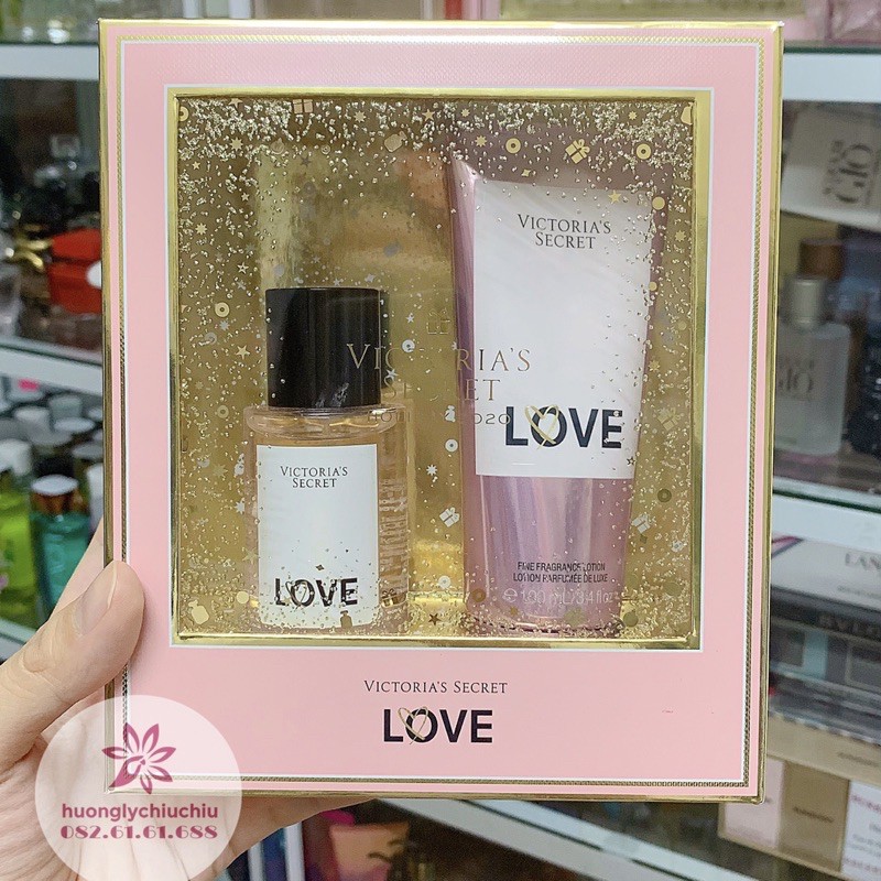 Set xịt thơm và dưỡng thể Victoria’s Secret 75ml Bombshell, Tease, Love, Very Sexy,Bombshell Seduction(body mist+lotion)