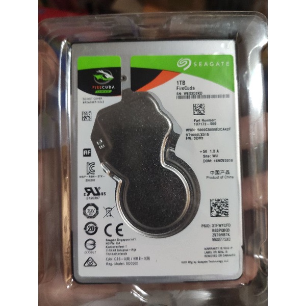 HDD laptop Seagate  2,5 inch 1Tb 1000gb tháo máy sức khỏe 100%