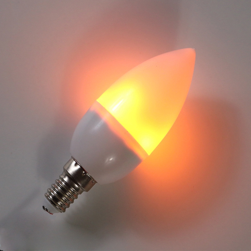 Bóng đèn LED cảm biến trọng lực E27 hình ngọn nến độc đáo sáng tạo