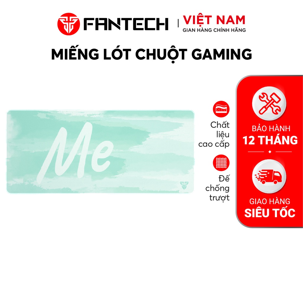 Miếng Lót Chuột Và Bàn Phím Cỡ Lớn 90x40x0.3cm FANTECH MP904 MINT EDITION - Hàng Phân Phối Chính Hãng
