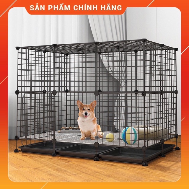 (CHUỒNG LỚN BIGSIZE) COMBO LƯỚI THÉP GHÉP NHIỀU KIỂU LÀM CHUỒNG CHÓ MÈO THÚ CƯNG ĐA NĂNG