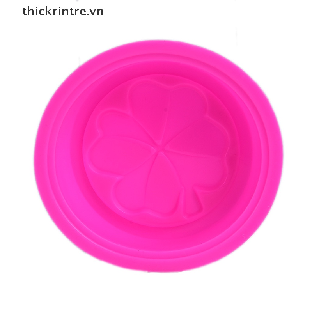 Khuôn Silicone Làm Bánh Hình Cỏ Bốn Lá Xinh Xắn