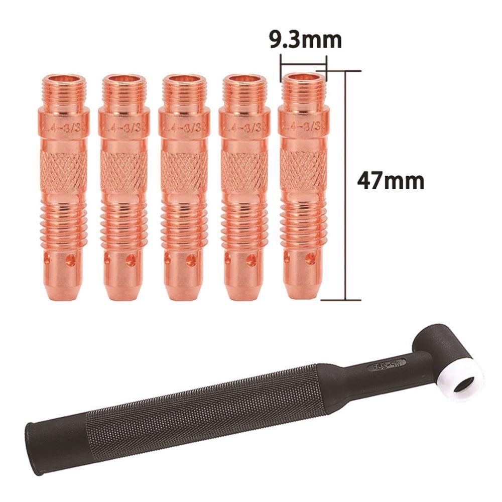 LAKAMIER Set 5 Đầu Kẹp Mũi Hàn WP 17 / 18 / 26