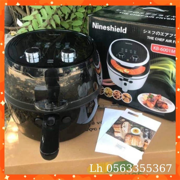 Nồi chiên không dầu Nineshield dung tích 8L10L / KB-6001M, 10L KB-8001M