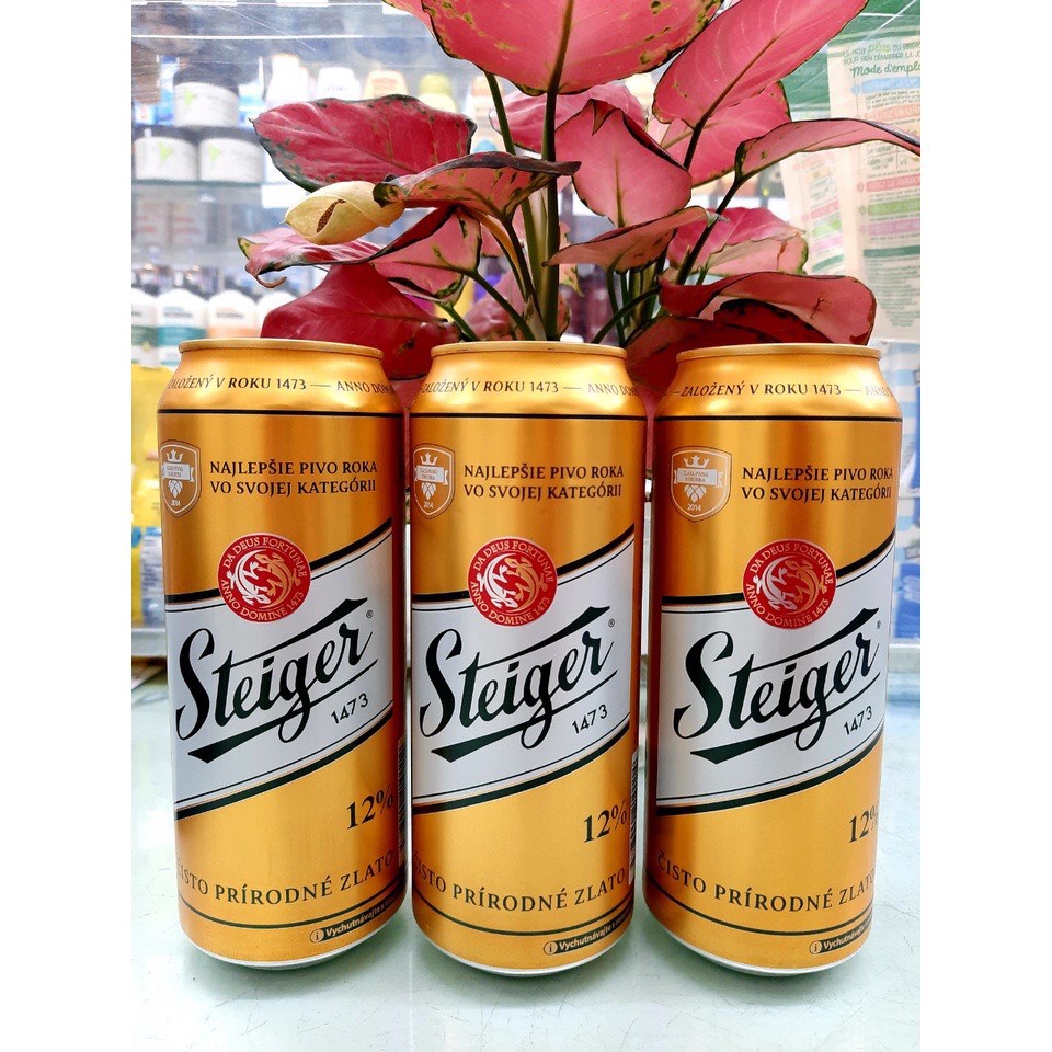 Bia Steiger vàng  5% 500ml - Tiệp