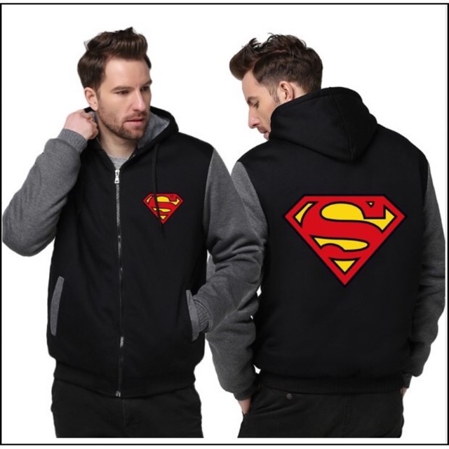 Áo Khoác Dây Kéo Siêu Nhân||Áo Thun Cỡ Lớn S M L XL XXL XXXL XXXXL XXXXL XXXXL