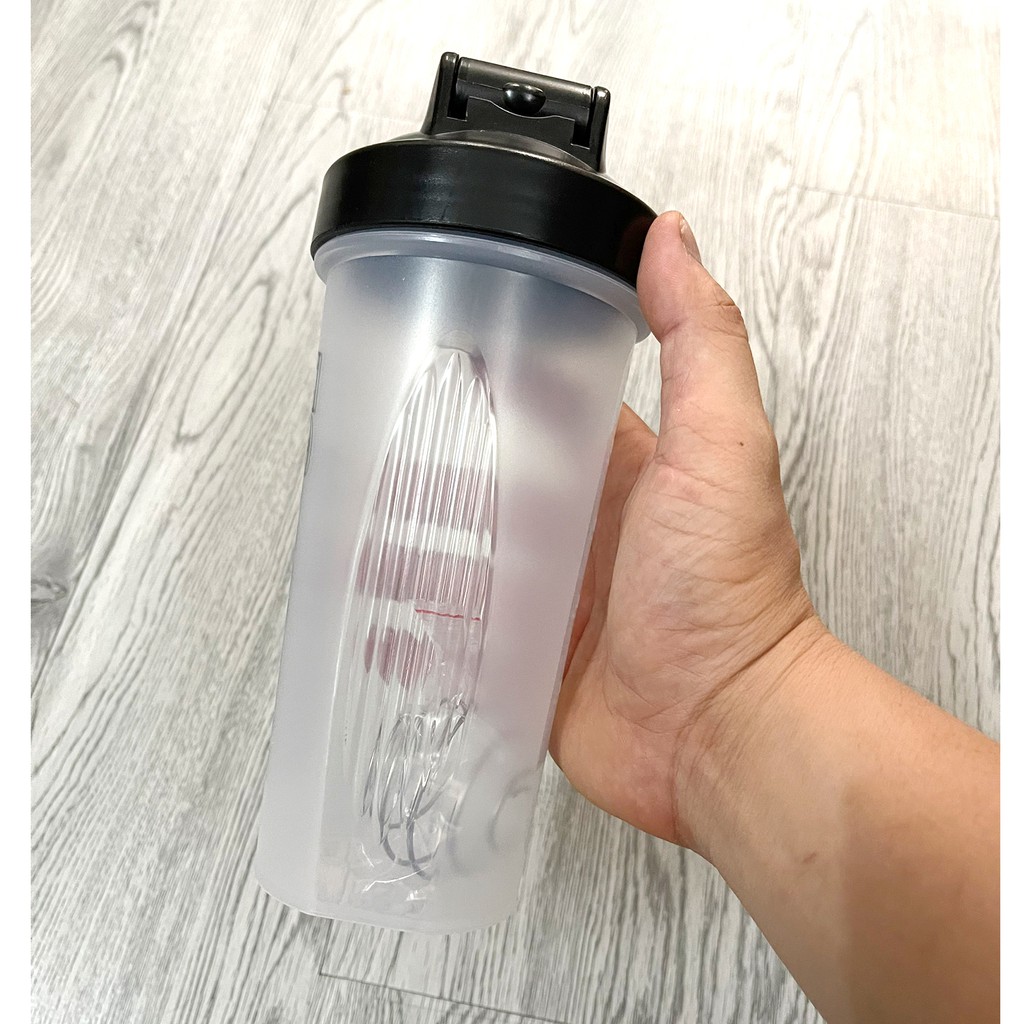 Bình lắc Shaker pha sữa cho người tập GYM - Bình nước thể thao Shaker - 600 ml - chính hãng