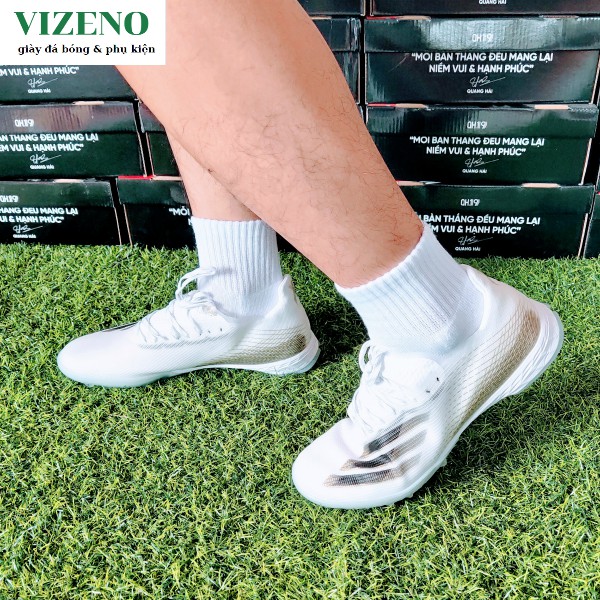 [ Freeship ] Giày đá bóng X20 Ghosted . 1 TF trắng vạch đen - giày đá bóng vizeno | BigBuy360 - bigbuy360.vn