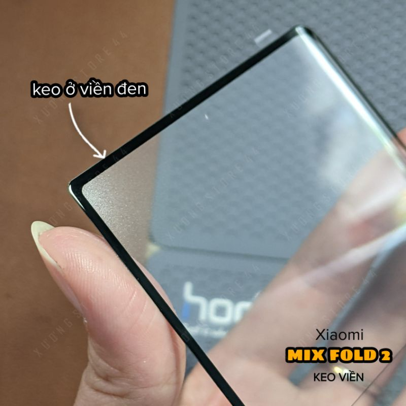 Kính cường lực keo viền màn hình phụ Xiaomi Mix Fold 2 + 3