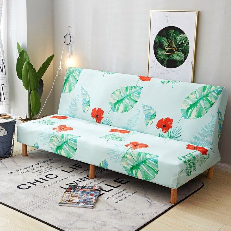 Sofa giường gấp đơn giản 2019 không có tay vịn 1,6 mét 1,5 dài 1,8 và rộng bao gồm cát <