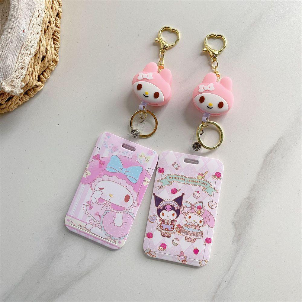 PEWANY Vỏ Đựng Thẻ / Chìa Khóa / Thẻ Họa Tiết Hoạt Hình Dễ Thương Cho Bé Gái