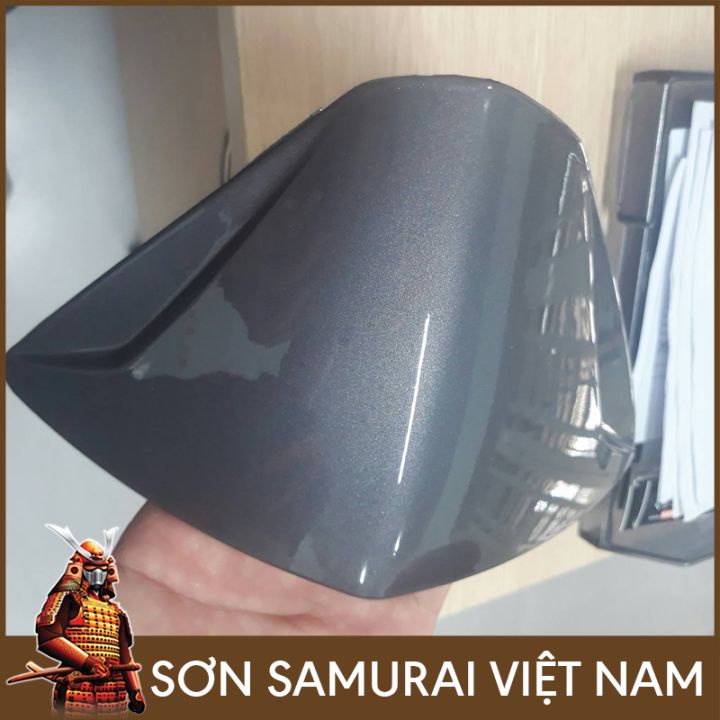 Sơn Samurai màu xám kim loại K414 chính hãng, sơn xịt dàn áo xe máy chịu nhiệt, chống nứt nẻ, kháng xăng