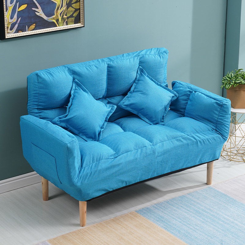 ❈Ghế sofa lười phòng khách căn hộ nhỏ ngủ net người nổi tiếng dễ thương gấp đôi tatami giường đơn giản sử dụng kép